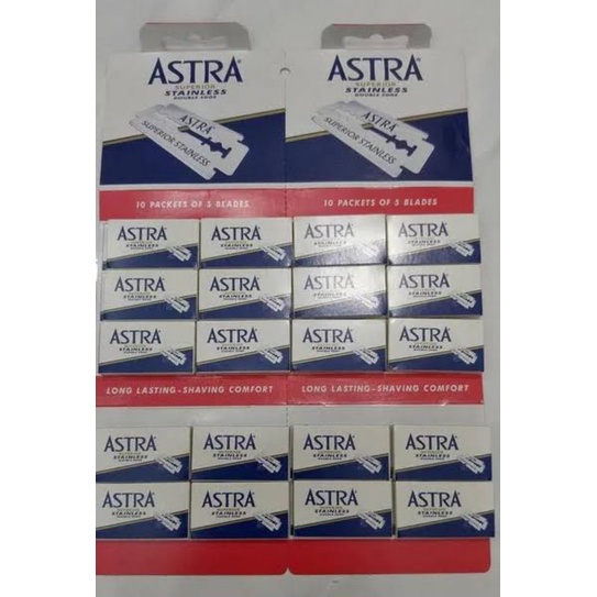 Pisau silet cukur Astra per papan