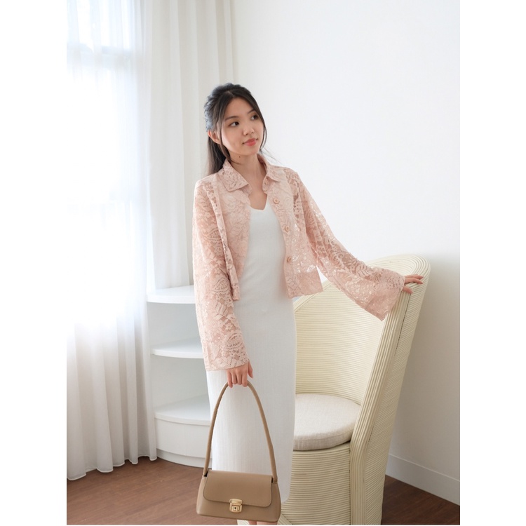 Kadaka O-0161 Outer Brukat Lace Long Sleeve