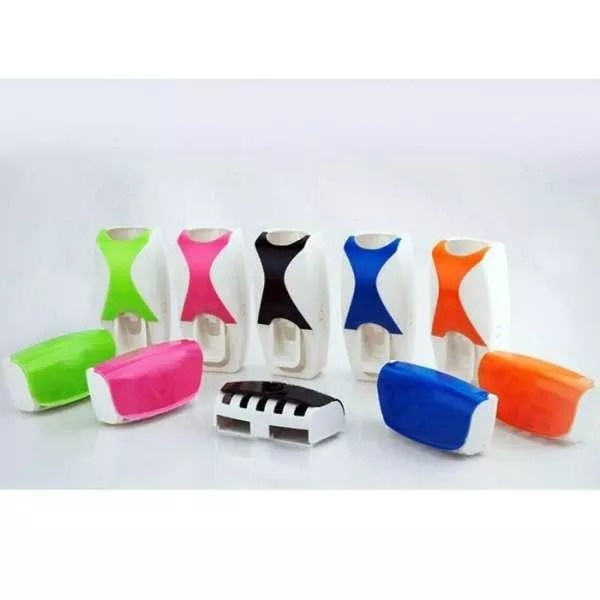 Dispenser Odol Toothpaste Dispenser &amp; Brush Set / Pasta Gigi Dan Tempat Sikat Gigi dispencer tooth paste