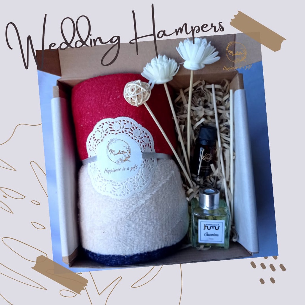 WEDDING HAMPERS/KADO NIKAH/KADO SELIMUT BULU/DIFFUSER/HAMPERS MURAH