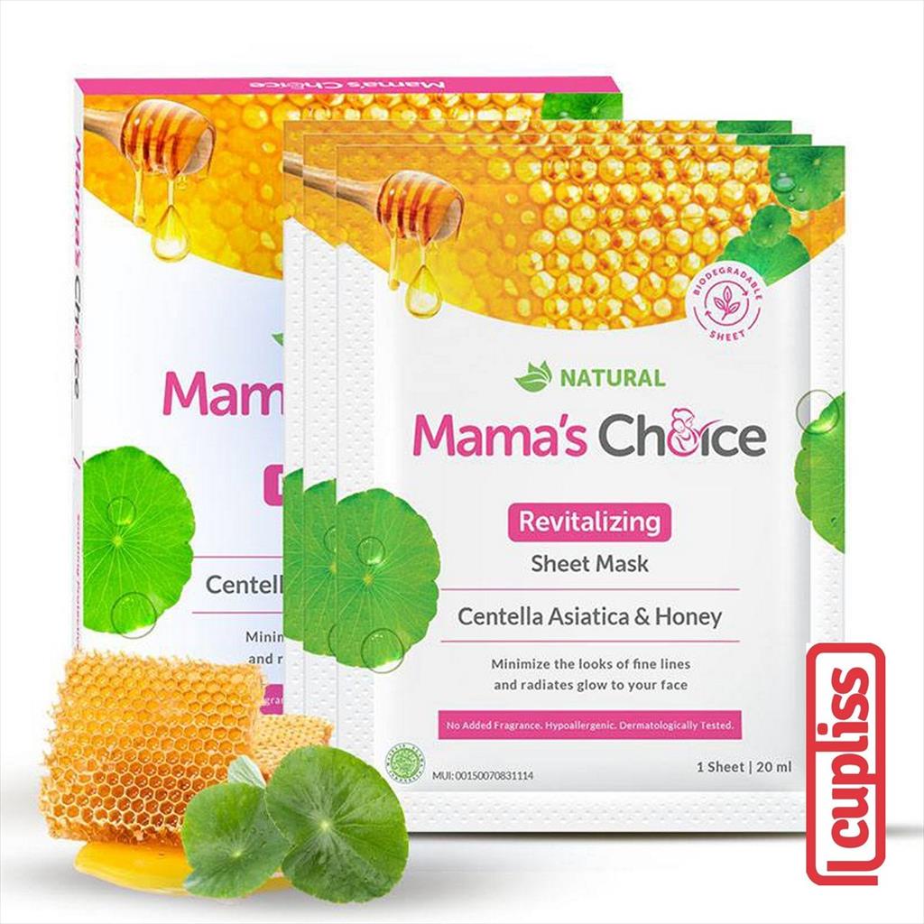 Mama Mama's Choice Sheet Mask Revitalizing 3 pcs Masker Wajah