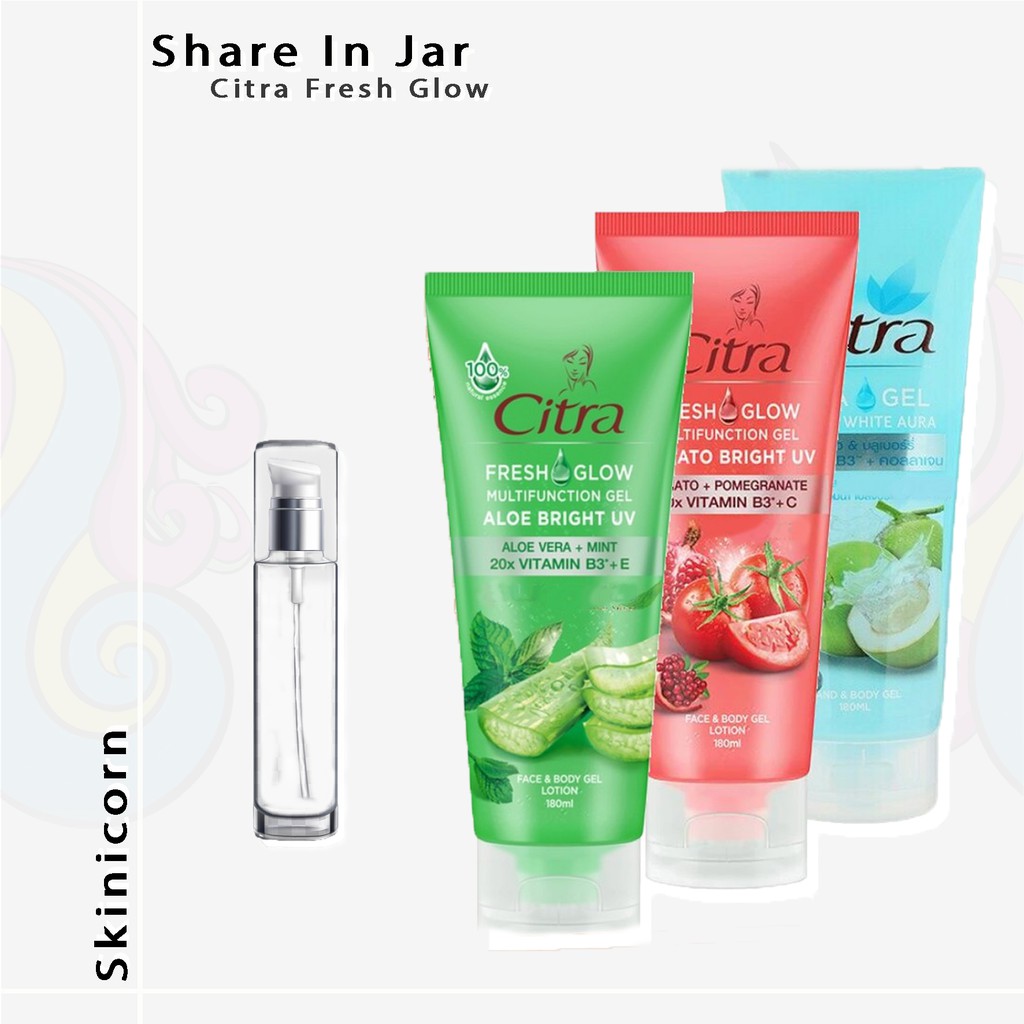  Citra  Fresh Glow Multifunction Gel Share in jar Coconut 