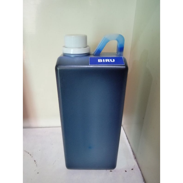 

Tinta stempel warna flash otomatis 1 liter BIRU