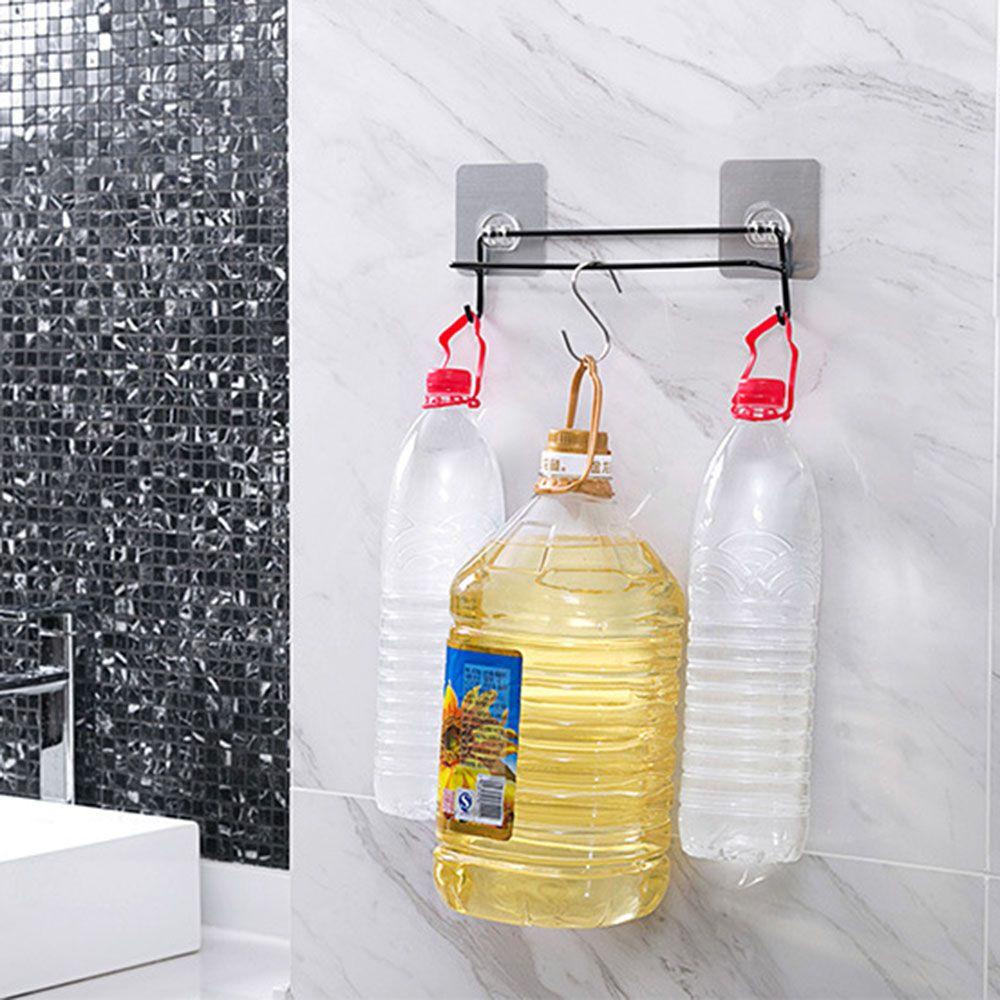 Preva Magic Stiker Gesper Reusable Suction Heavy Bathroom Shelf Holder Perekat Diri Kuat Brushed Hook