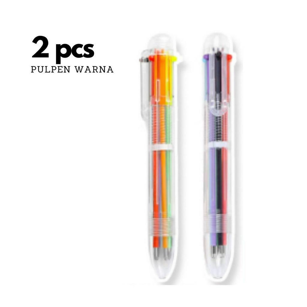

Pulpen Warna 6 in 1 Import Murah
