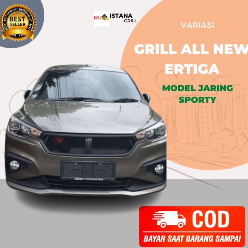 grill all new ertiga model jaring sporty