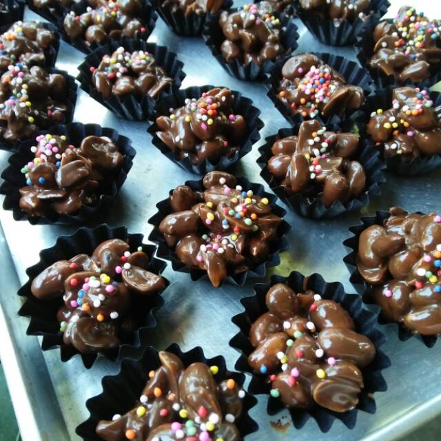 

Kacang siram coklat