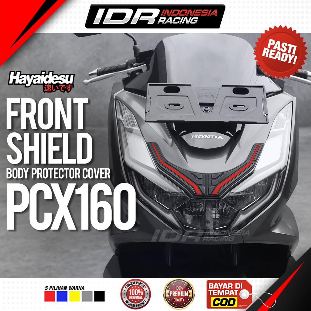 Hayaidesu PCX 160 Front Shield Cover Body Protector Aksesoris Honda