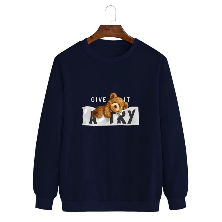 Noveli wear - Sweatshirt roughneck | sweater crewneck basic unisex distro 7806