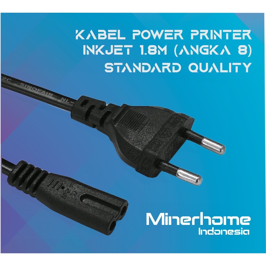 Kabel Power Printer Inkjet 1.8m Standard