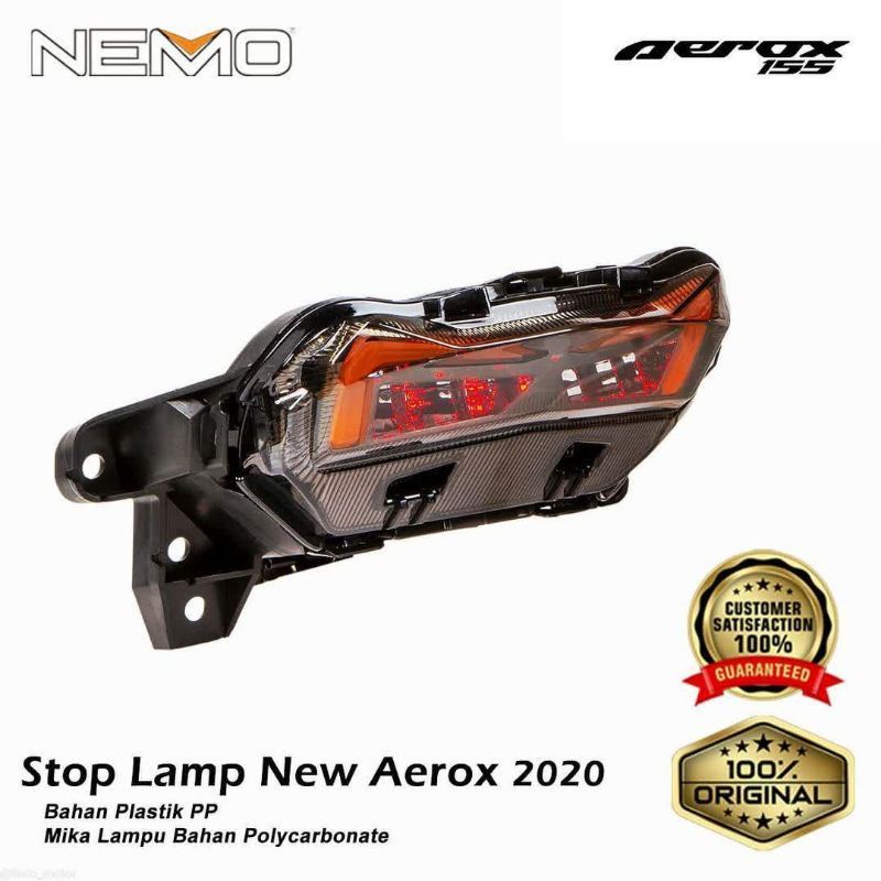 LAMPU STOP AEROX NEW 2020 2021 2022 ORIGINAL JPA Lampu Stop Lamp Jpa Aerox Terbaru Termurah Lampu Stop Aerox Old Jpa Original