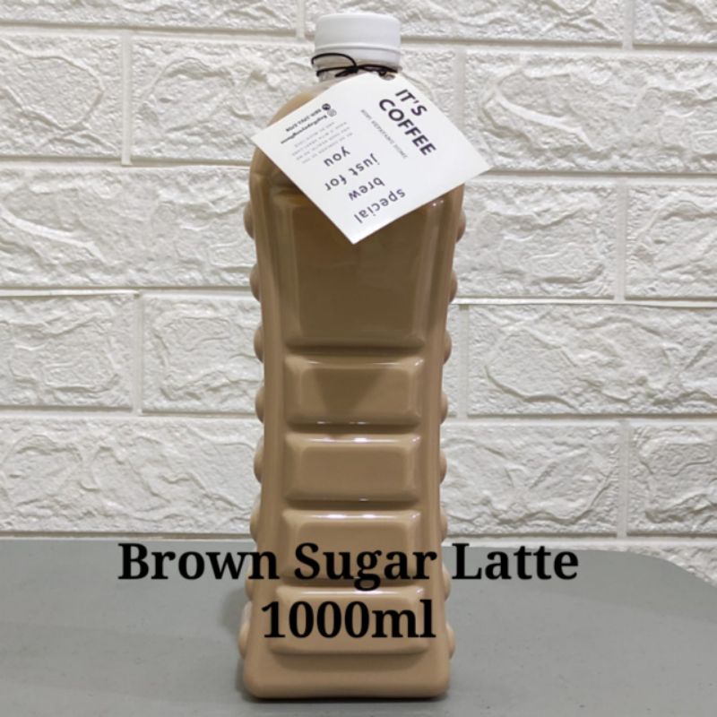 

Coffee Brown Sugar Latte / Aren. Kepayang Home. 1000 ml. Made by Order.