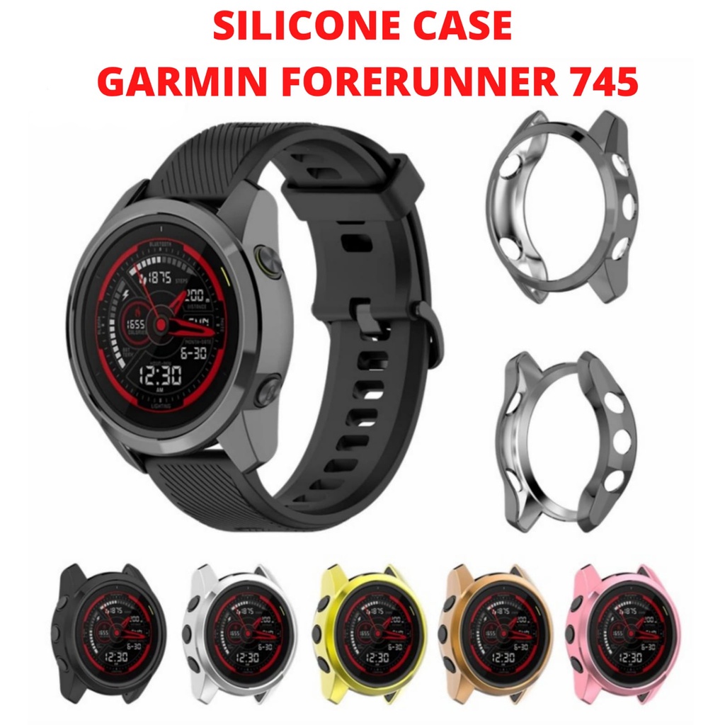 Silicon Case Bumper pelindung Garmin Forerunner 745 body