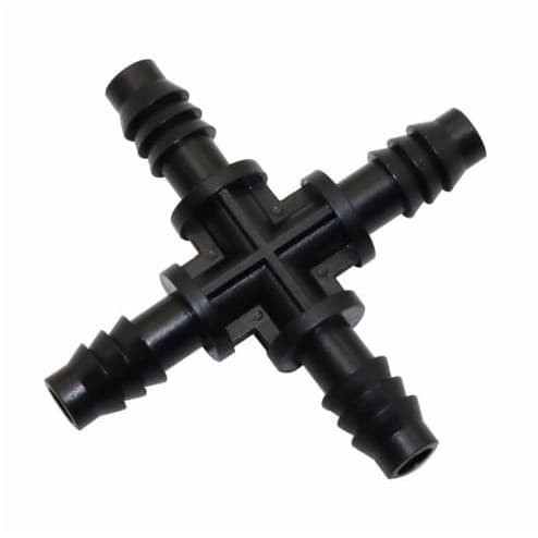 Konektor Cabang 4 Selang Connector Cross Ukuran 8 x 11mm