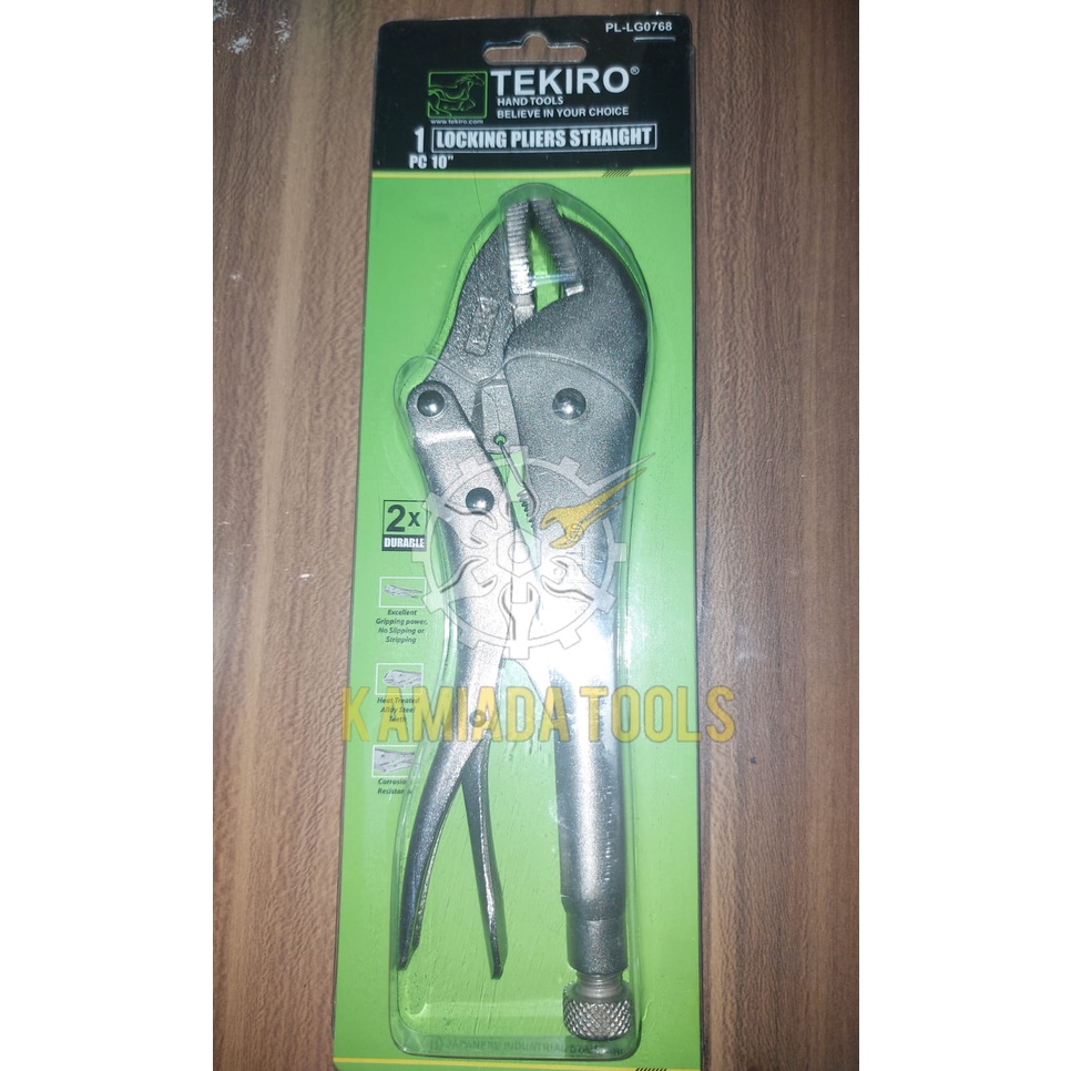 Tang Stel 10 inch lurus TEKIRO / Tang buaya 10 inch lurus TEKIRO