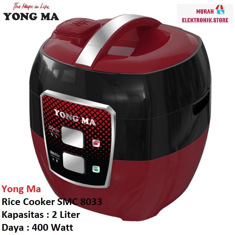 Yong Ma Rice Cooker SMC 8033 2 Liter