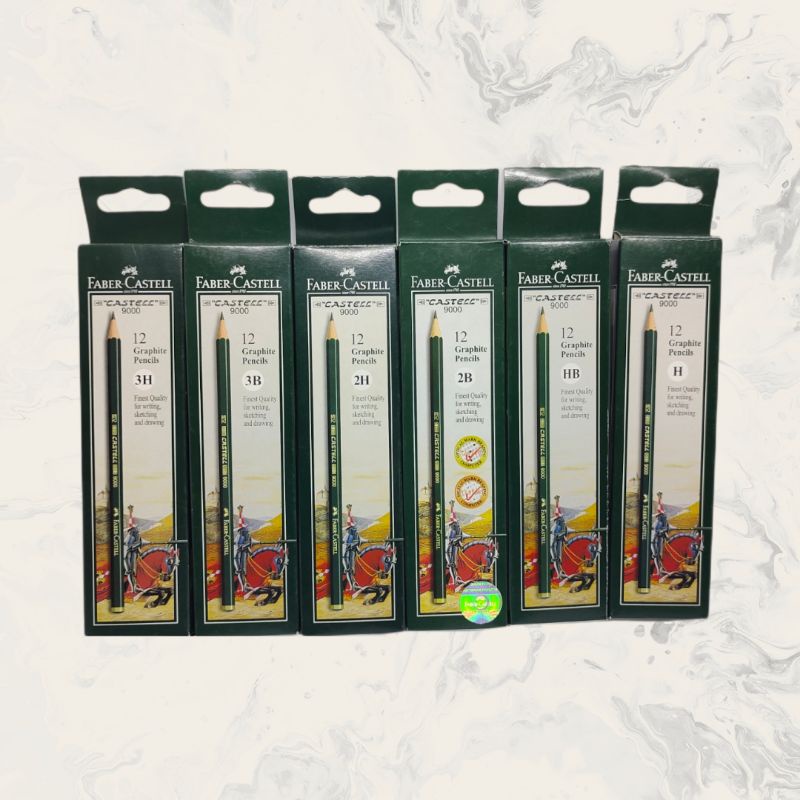 

PENSIL FABER CASTEL H,HB,2B,2H,3B,3H,4B,4H,5B,5H,6B,6H.