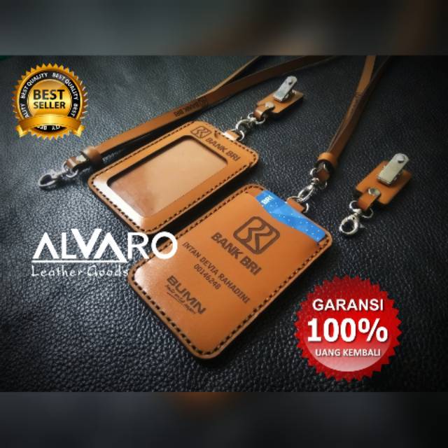 

⭐⭐⭐⭐⭐ PRODUK TERLARIS..!! GANTUNGAN ID CARD KULIT / ID CARD HOLDER KULIT / NAME TGA KULIT CUSTOM