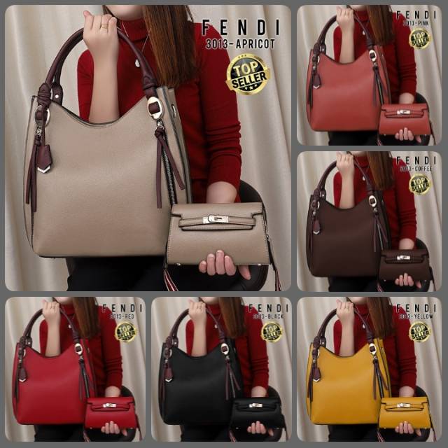NEW FENDI Bag*Set Handbag With Strap*
*Seri 3013*