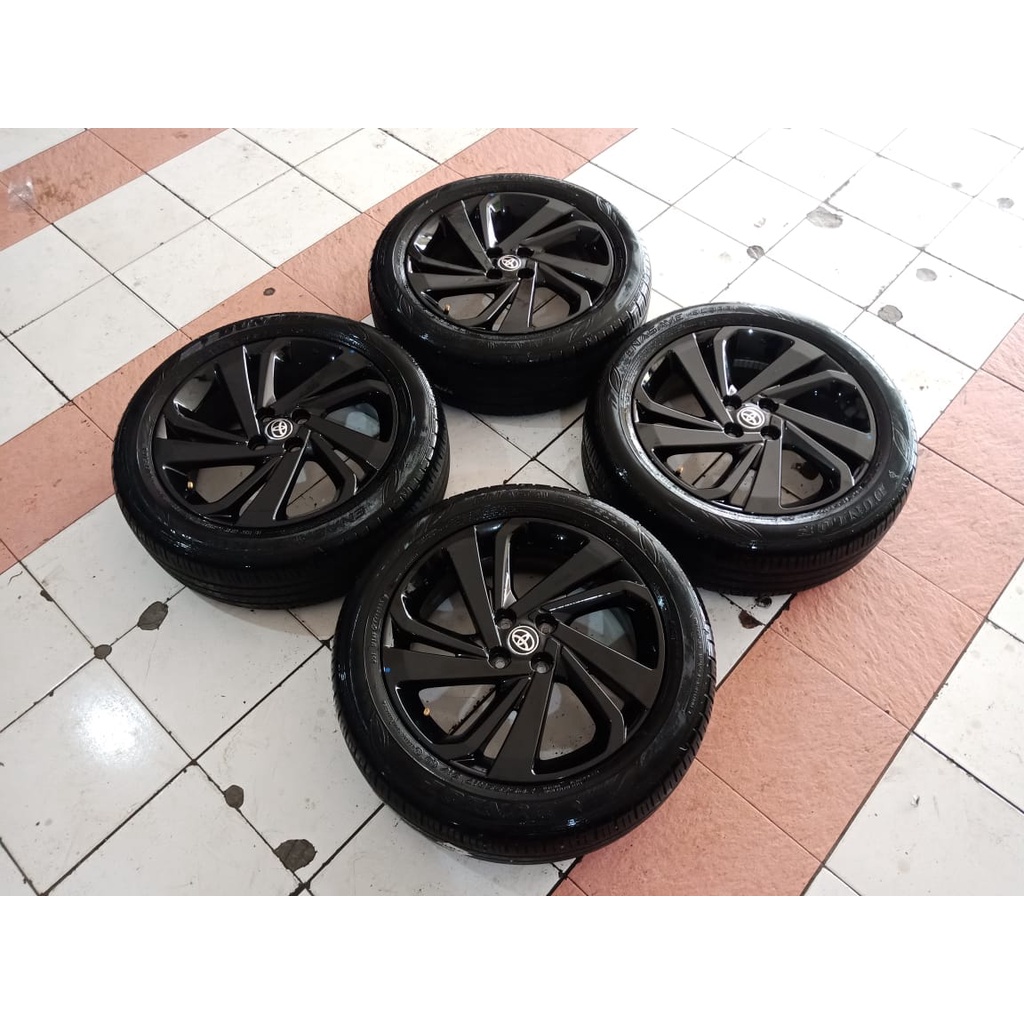 velg murah bekas oem original raize ring 17x6 pcd 4x100 seken bekas plus ban nike 2021