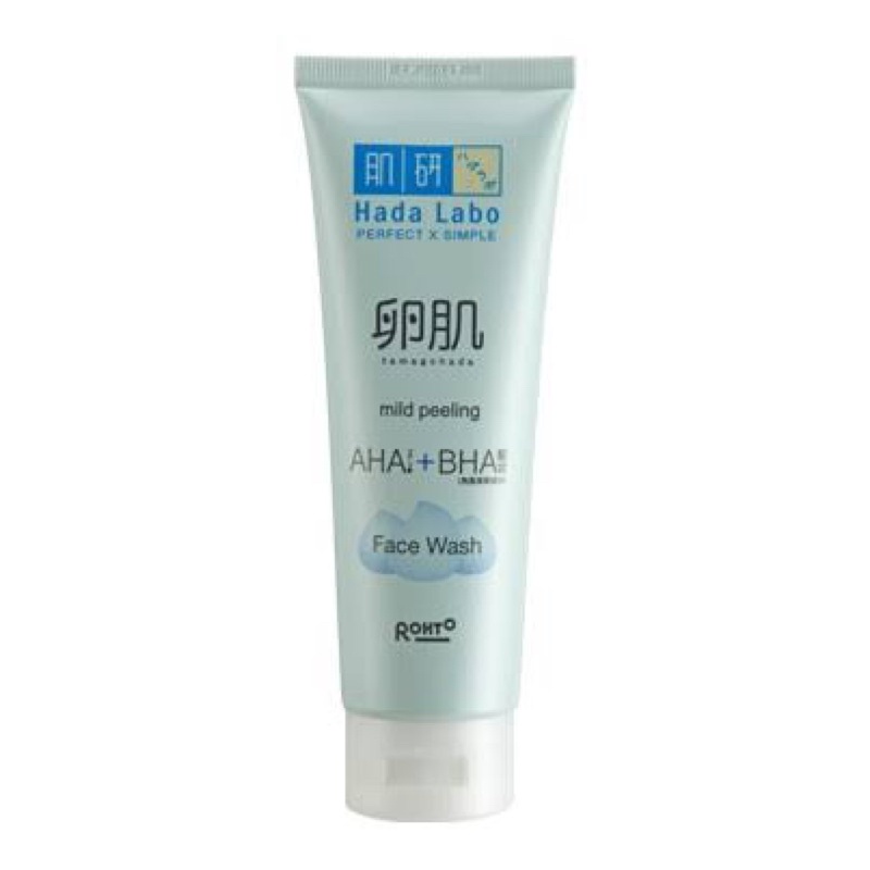 Jual HADA LABO TAMAGOHADA MILD PEELING AHA + BHA FACE WASH / HADA LABO