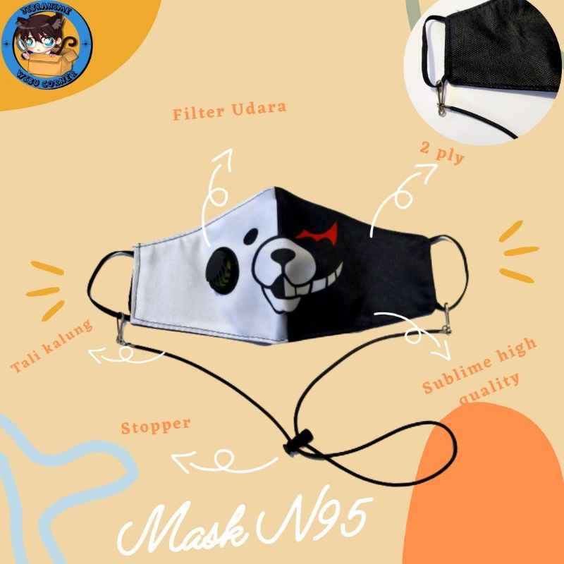 mask/masker anime/masker kain motor danganronpa
