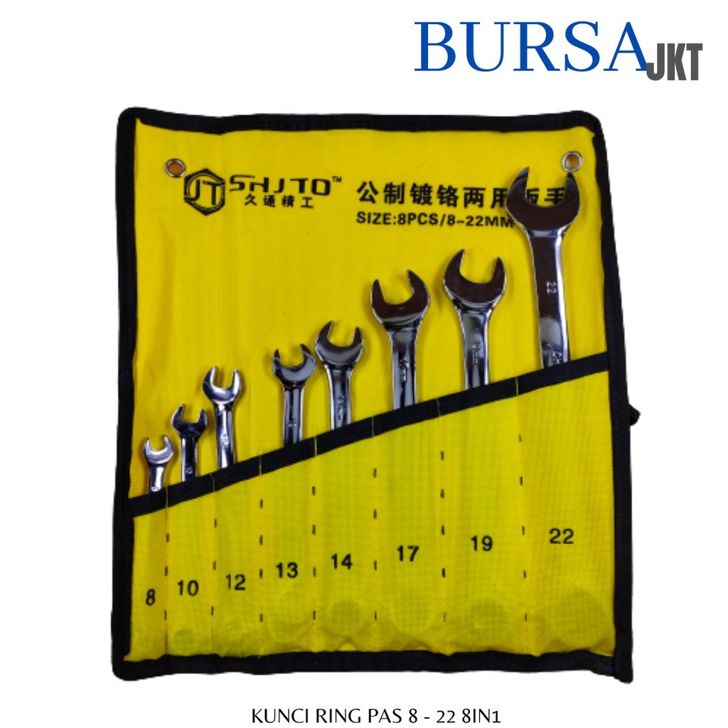 KUNCI SET RING PASS KOMBINAS RATCHET SET