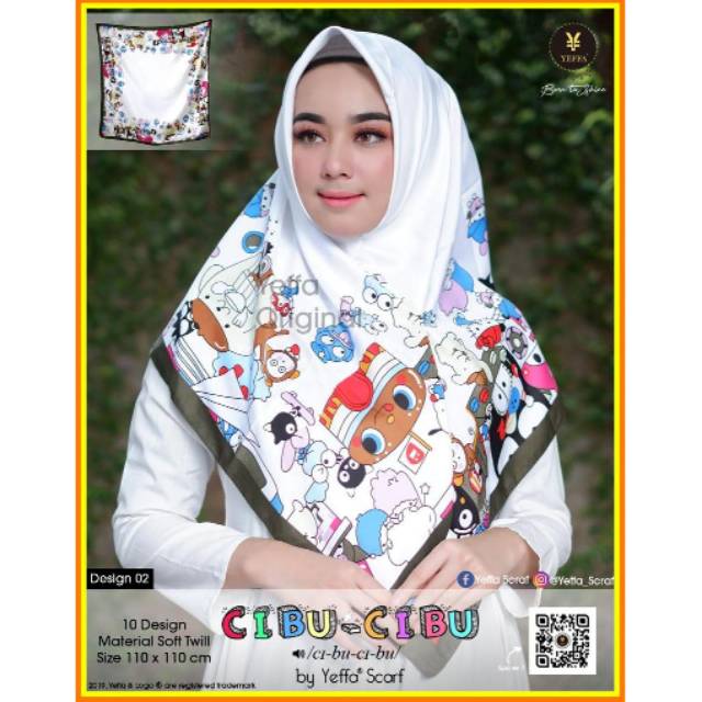 ( new produk ) CIBU CIBU by YEFFA SCARF