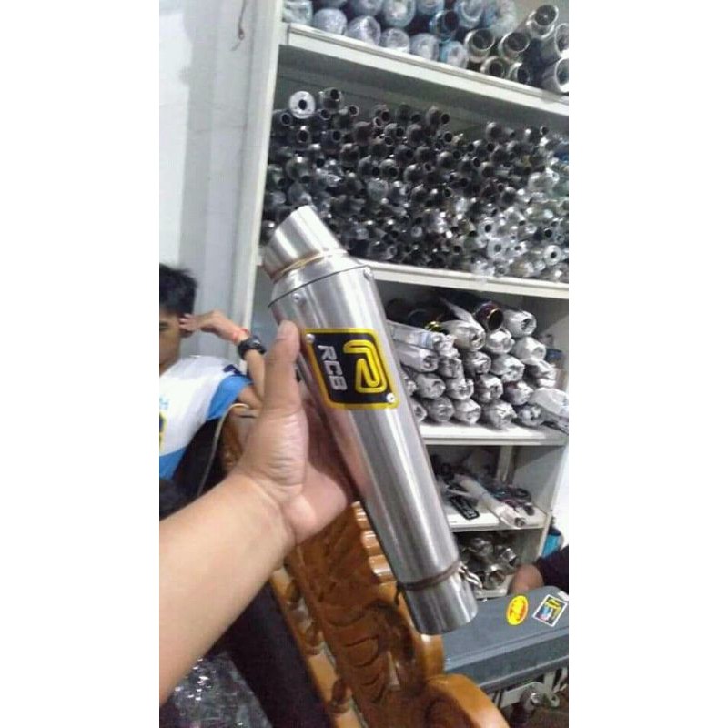 knalpot motor silincer rcb inlet 50mm