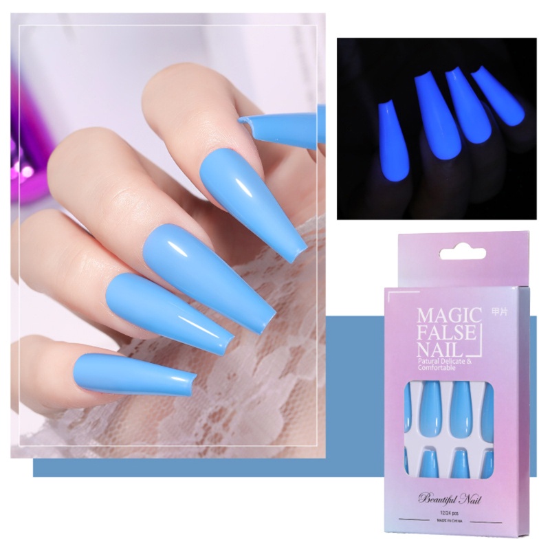 Siy Hiasan Kuku Bentuk Balerina Luminous Untuk Nail Art