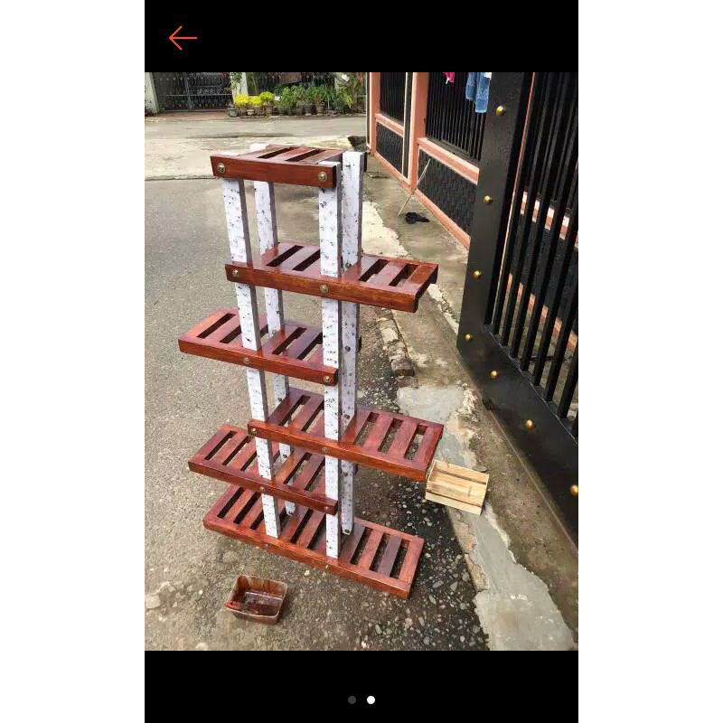 Rak 10 susun untuk pot Bunga atau rak sepatu bongkar pasang