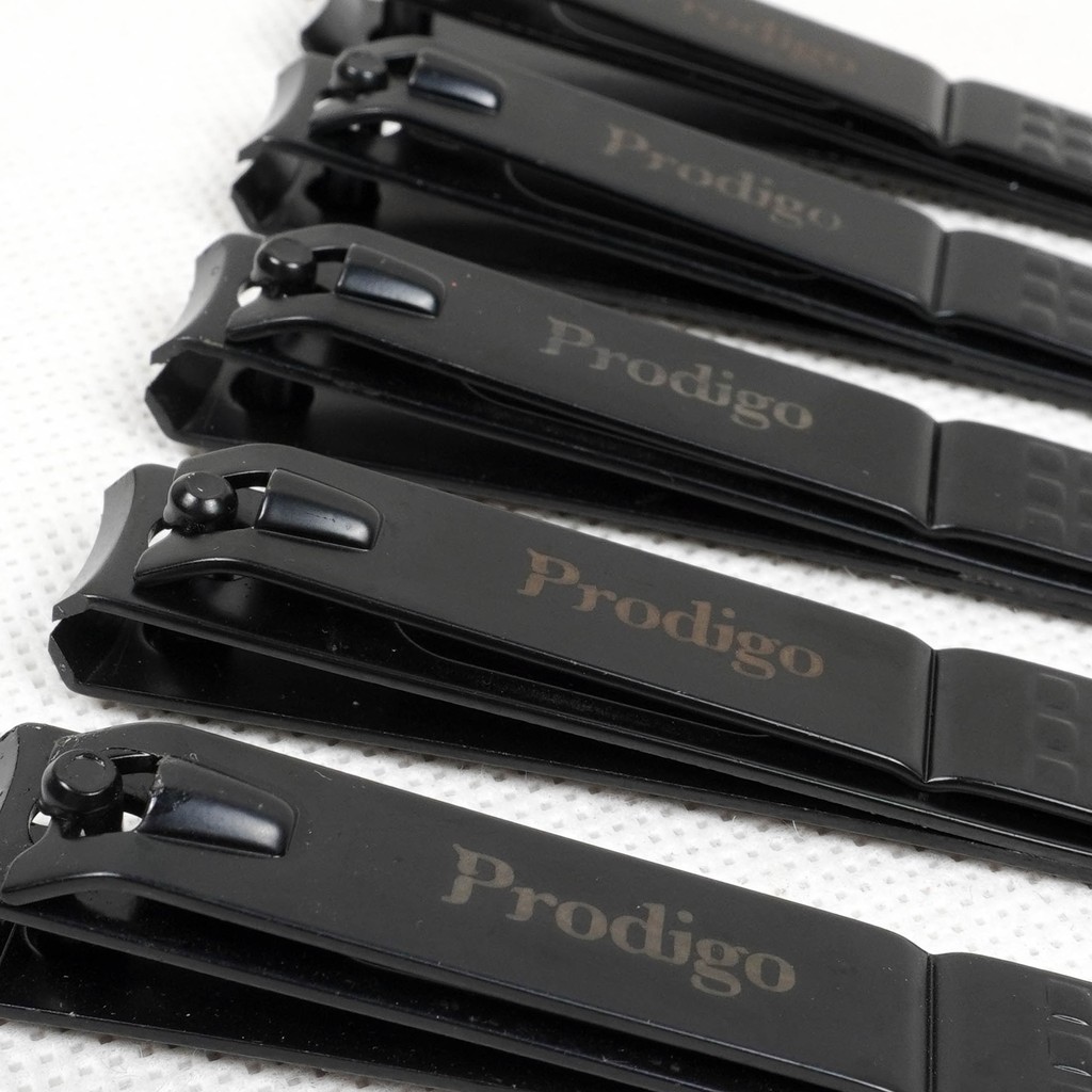 prodigo gunting kuku stainless steel fullblack premium gantungan kunci