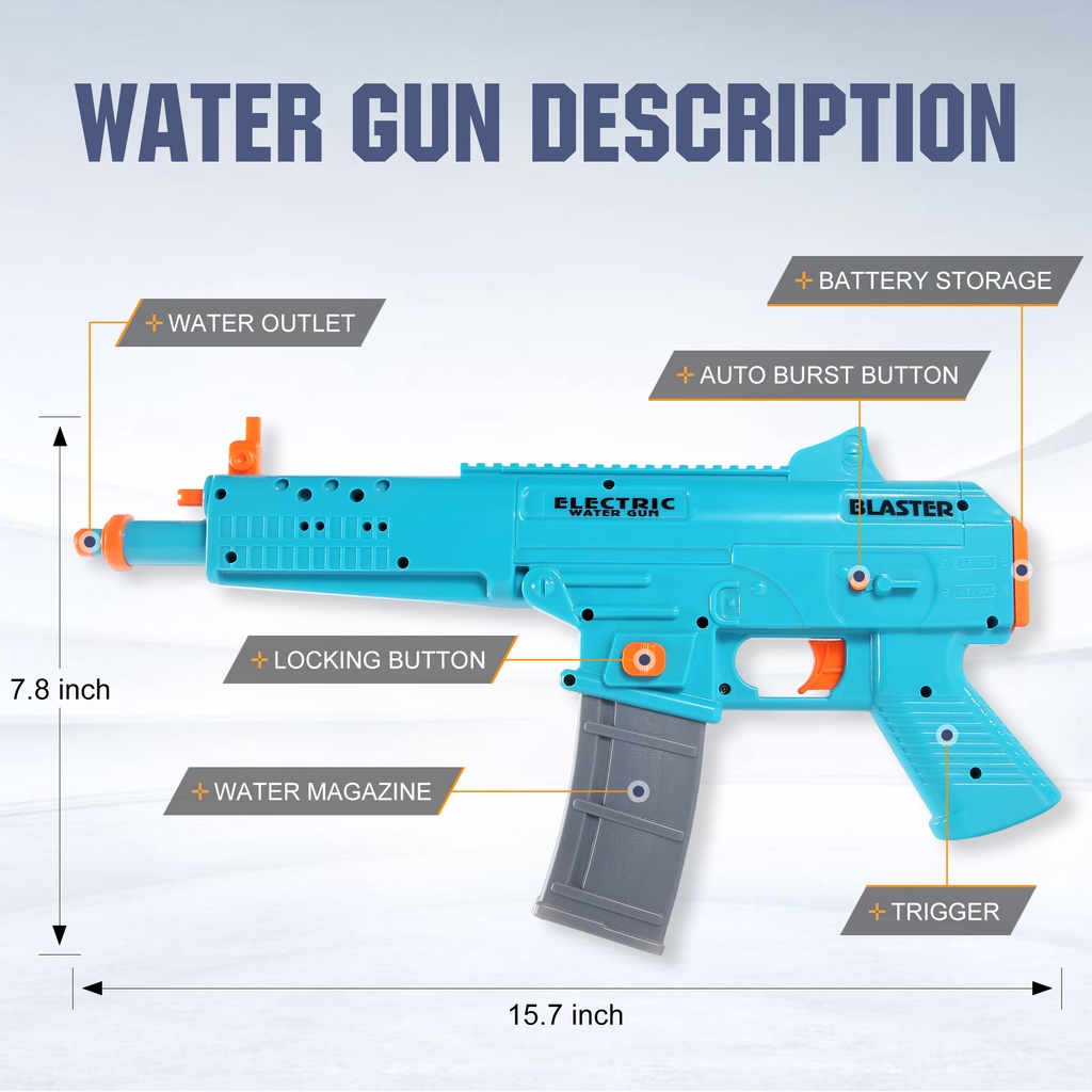 ITSOK MAINAN PISTOL AIR / TEMBAKAN AIR / WATER GUN