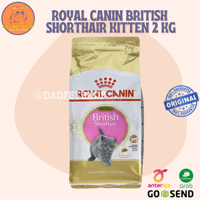 PROMO ROYAL CANIN BRITISH SHORTHAIR KITTEN 2 KG FRESHPACK 100% ORIGINAL / MAKANAN KUCING TERMURAH