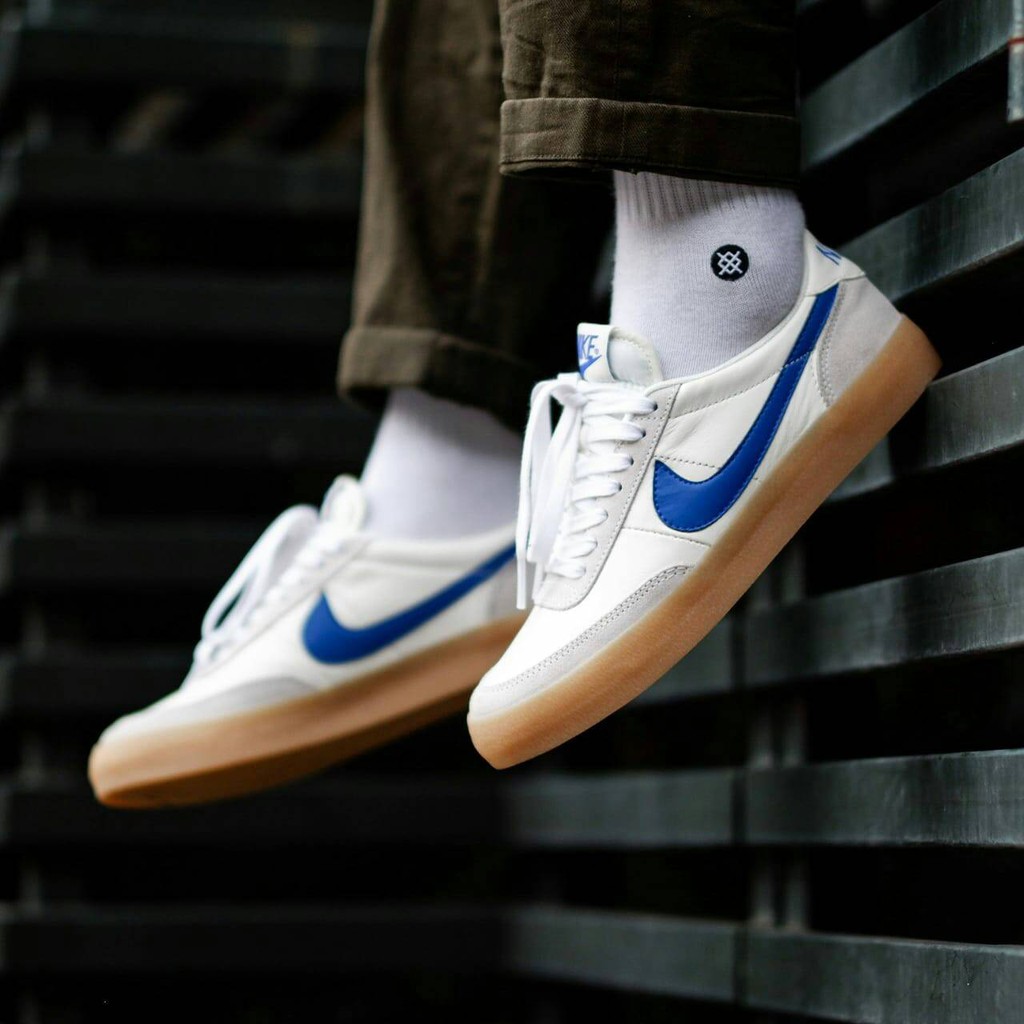 NIKE KILLSHOT X JCREW WHITE NAVY SEPATU PRIA SEPATU SNEAKERS SEPATU ANAK LAKI LAKI SEPATU COWOK