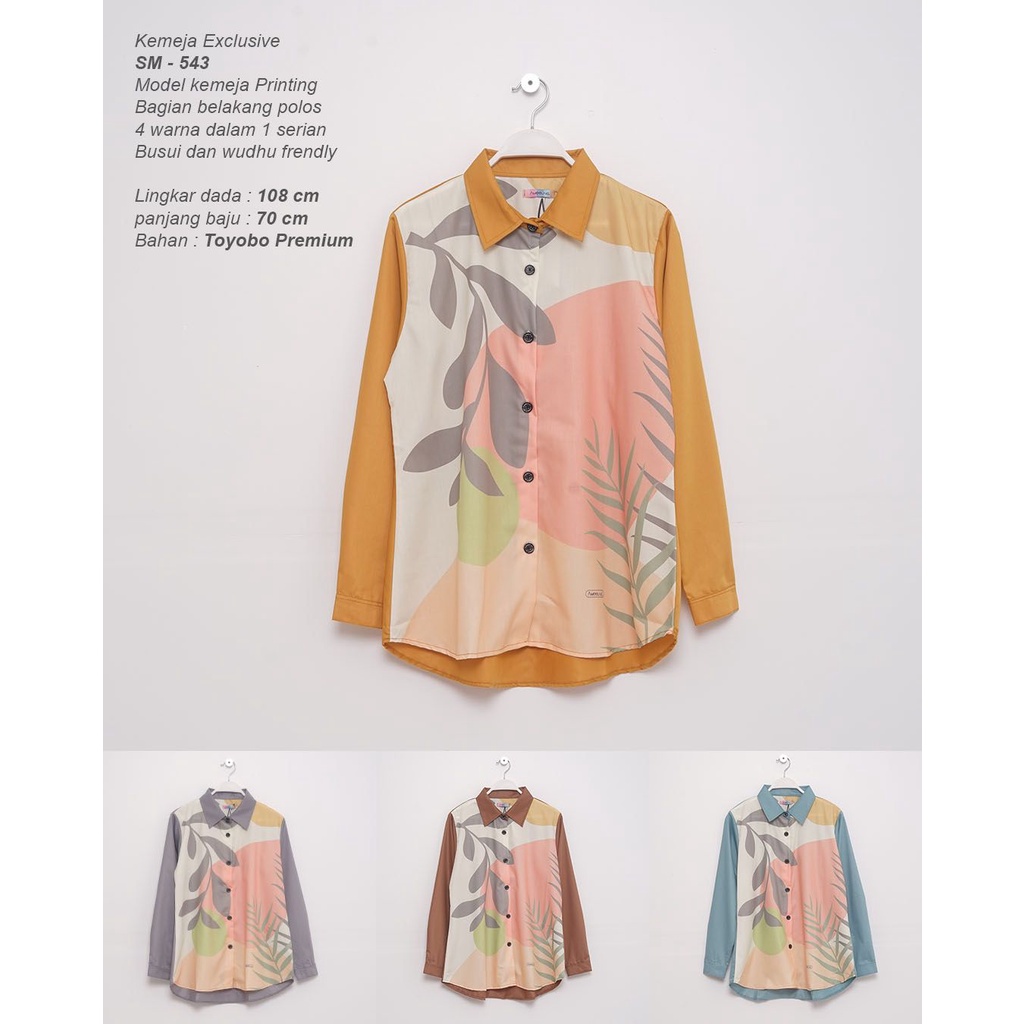 Shirt katun toyobo printed import