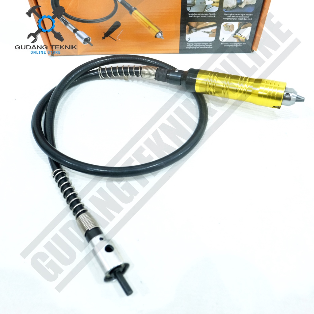 Flexible Kabel Bor Tuner 6mm IKURA IKR FSH201 / Flexible Shaft Handle 6mm IKURA FSH 201 - Hand Piece 6mm Bor Tuner