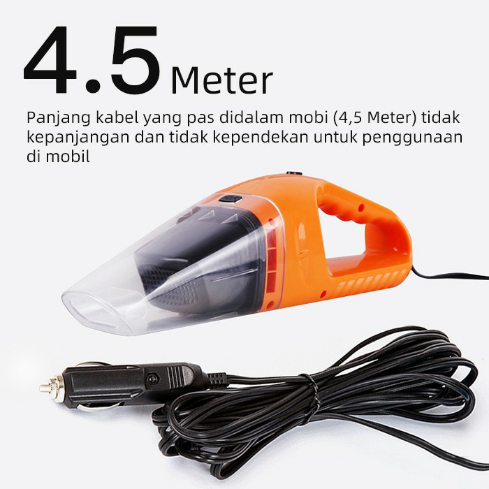 Penyedot Debu Vakum Cleaner Mini Mobil Portable Car Vacuum Cleaner