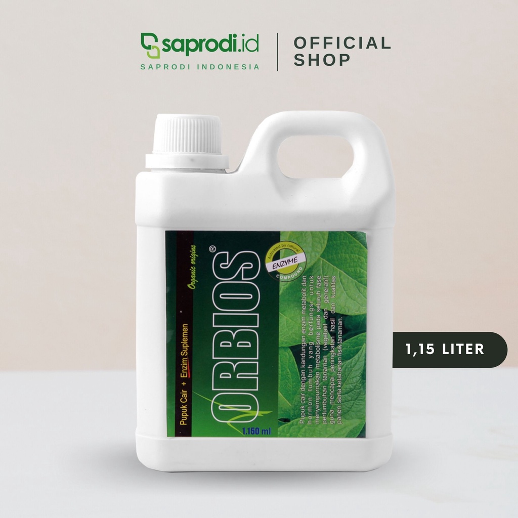 ORBIOS Pupuk Cair dan Enzim Suplemen Tanaman - 1,15 liter