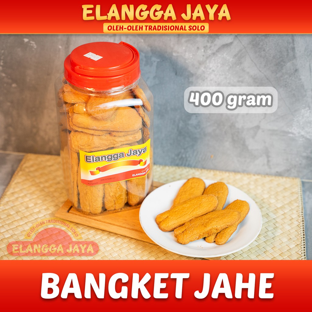 

Kue Kering Bangket Jahe Kemasan Toples 400 gr