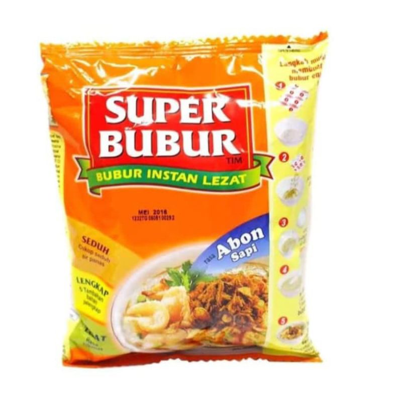 

Super Bubur Rasa Abon Sapi 49gr