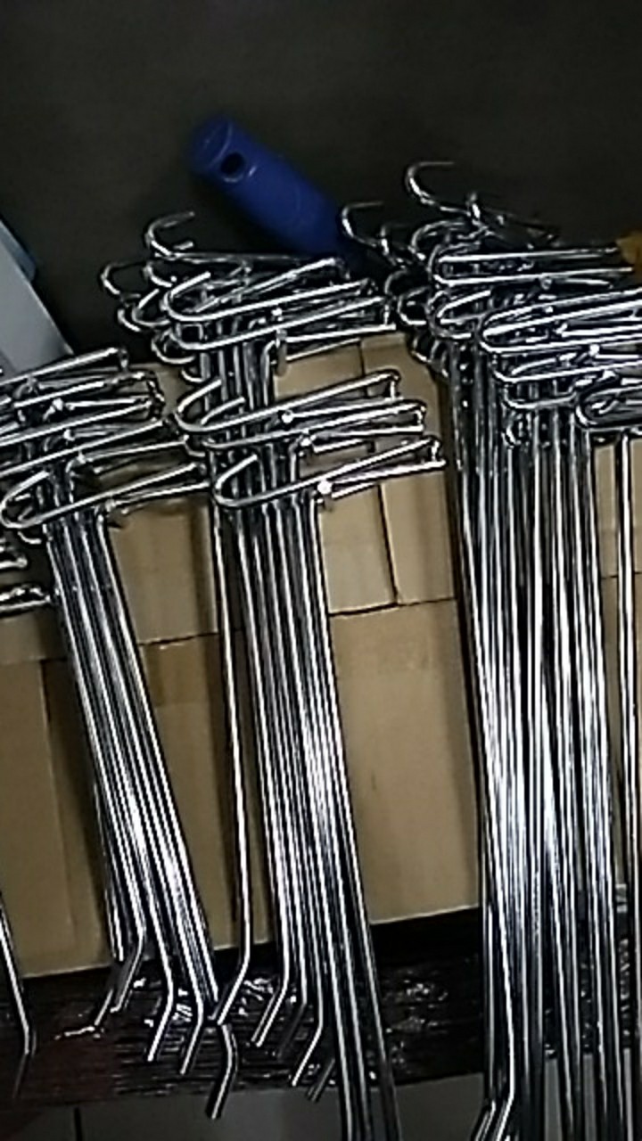 Single Ram Stainless 25cm  Hook Ram Gantungan Aksesories Sparepart Toko