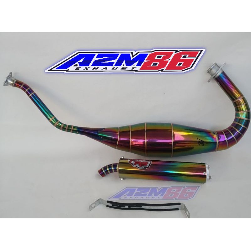 knalpot R9 pelangi 2tak_ Kawasaki ninja 150R RR