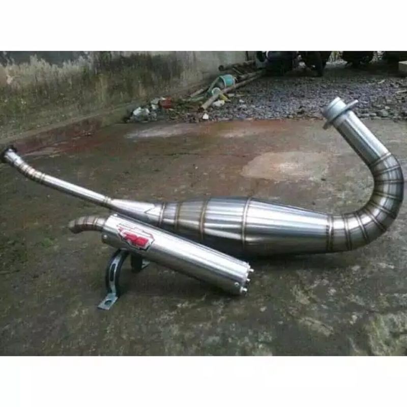 knalpot Stainlis R9 Ninja r/Rr/ss