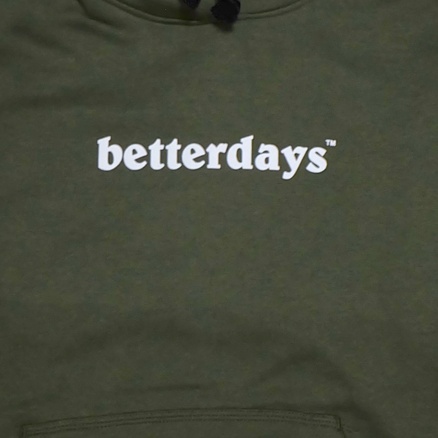 Hoodie Pull Over Betterdays Draft Green / Sweater Hoodie Distro Unisex / Jaket Hoodie Pria / Hoodie unisex