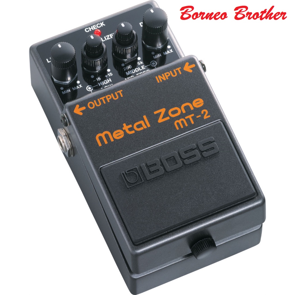 Boss MT-2 MT2 MT 2 Original Boss Metal Zone Efek Gitar Rock Distorsi