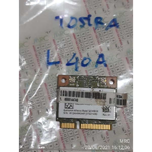 wifi card module card PCie toshiba L40 a