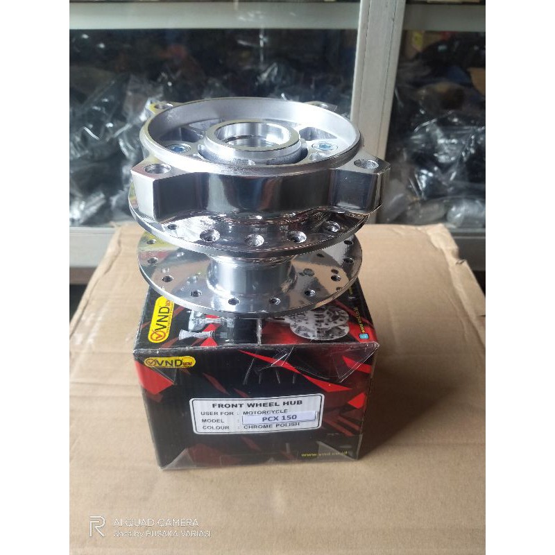 tromol depan VND PCX 150 crome polish ori vnd