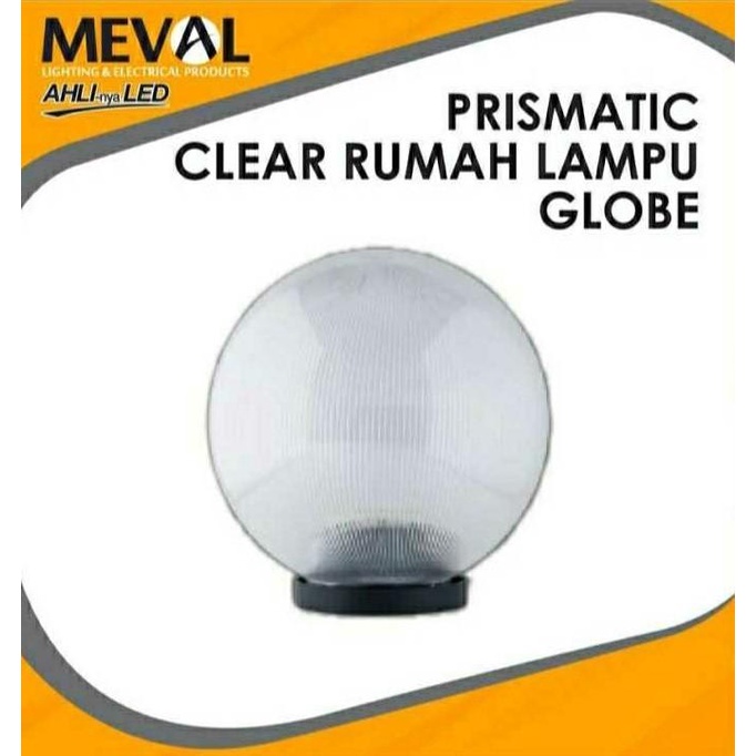 Kap Lampu Taman Globe Series Prismatic Meval