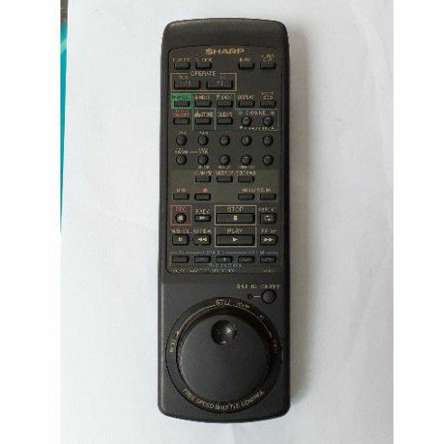 Remote SHARP Video Cassette Recorder Original . Seri G1017GE .